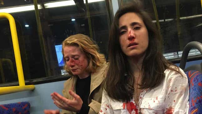 Teens Arrested for Allegedly Attacking Lesbian Couple on London Night Bus After They Refused to Kiss
