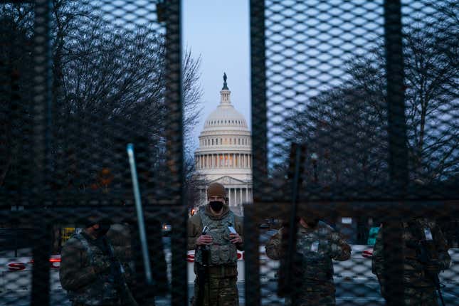 Capitol Police Will Finally Start Taking Down That Hideous Fence