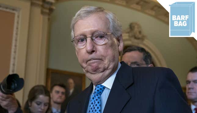 Mitch McConnell Is Against Reparations Because 'We' Already Elected a Black President