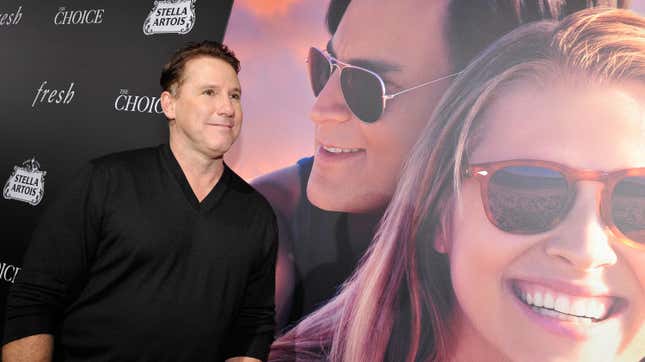 Smarm Man Nicholas Sparks Didn't Want a Club for Gay Students at His Private Prep School