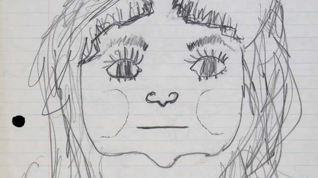 This Portrait of La Toya Jackson Drawn by a Young Janet Jackson Is a Scream
