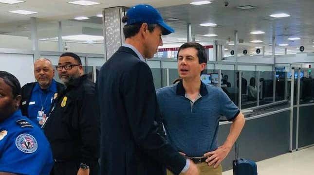 Pete and Beto Walk Into an Airport