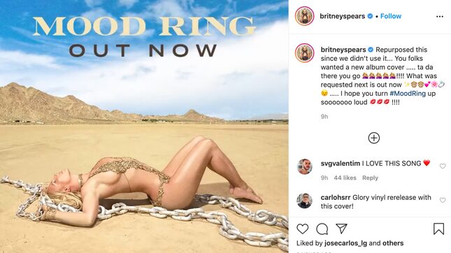 Britney Spears Was in the Mood to Give Us 'Mood Ring'