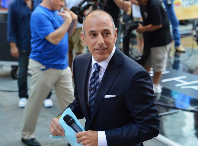 Today Staffers Are Reportedly Pretty Angry About NBC's Handling of Matt Lauer Rape Allegations