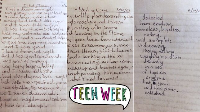Clover's Teen Diary: 'Drowning in a Sea of Hopeless Emotions'