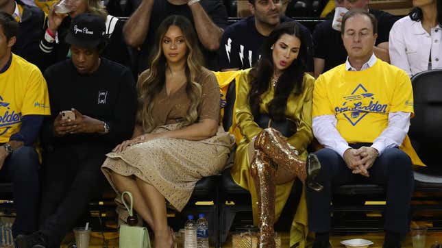 Previously Unknown Rich Person Violates Beyoncé's Private Space at NBA Finals