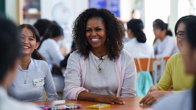 Michelle Obama Also Took Up Knitting During the Pandemic