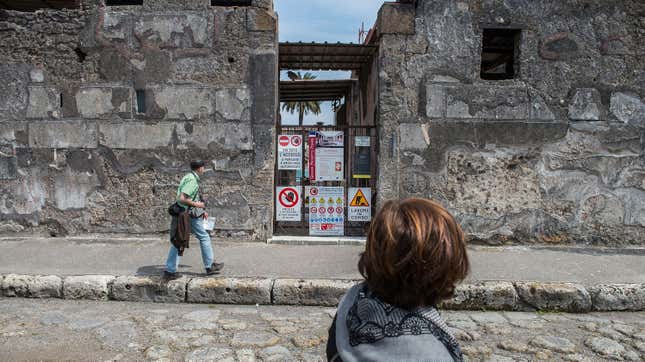 As If the Volcano Wasn't Bad Enough, Now Pompeii Faces the Tourists