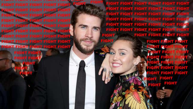 Liam Hemsworth and Miley Cyrus are Locked in a Sexy Paparazzi Death Match