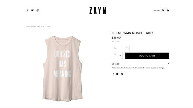 Buy Your Loved Ones a ZAYN Graphic Muscle Tee That Screams 'OUR SEX HAS MEANING'