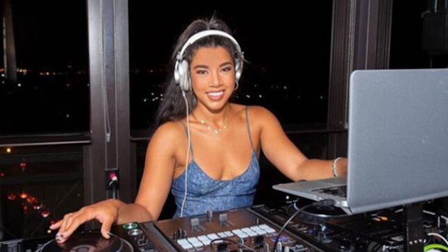 Hannah Bronfman Accidentally Doused With Wine Before a DJ Gig But Don't Worry, Everything Is Fine