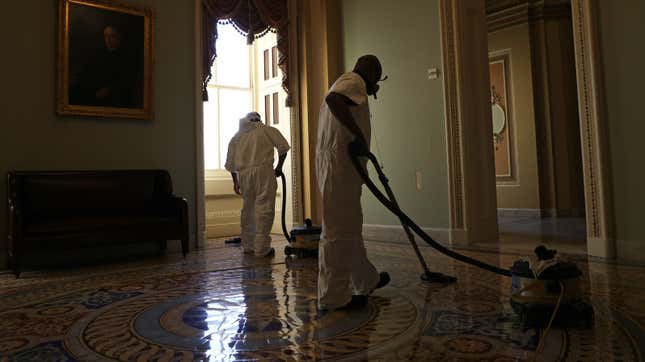 After the Insurrection, Black Cleaning Staff Were Left to Pick Up the Pieces: Report