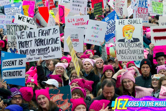 We're Not Going to Be Ignored, Don: Liveblogging the Women's March