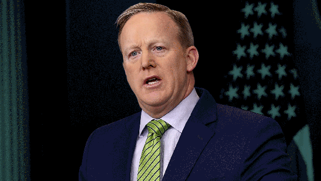 What Is Happening to Sean Spicer's Face? 