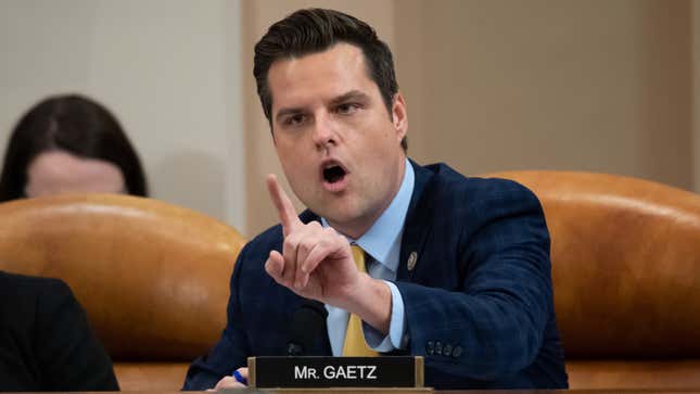 Confirmed Creep Rep. Matt Gaetz Reportedly Showed Nude Photos of Women to Other Legislators
