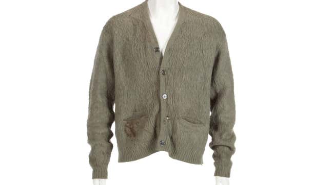 Kurt Cobain's Dirty Sweater Is Once Again for Sale
