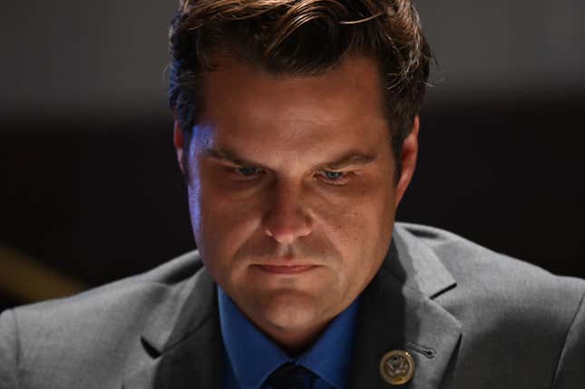 Matt Gaetz Reportedly Used an Accused Sex Trafficker as a Middleman to Venmo a Teen