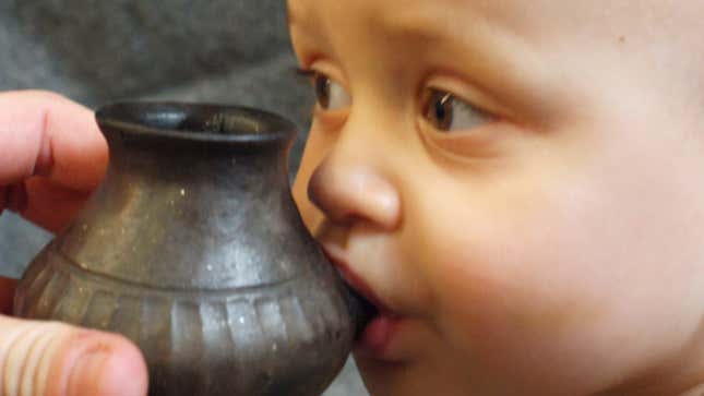 Stone Age Parents Used Sippy Cups, Too
