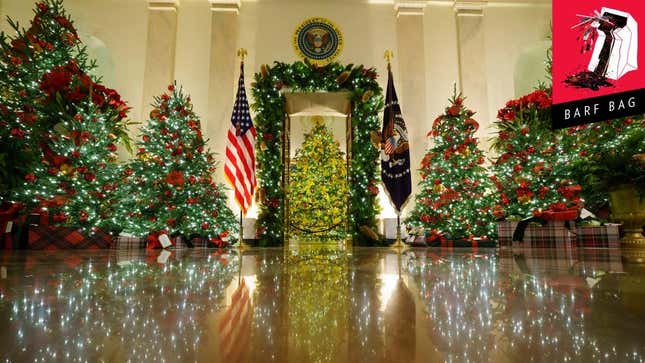 After a Mask-Optional Christmas Party, Santa May Be Delivering a Lump of Covid to the White House This Year