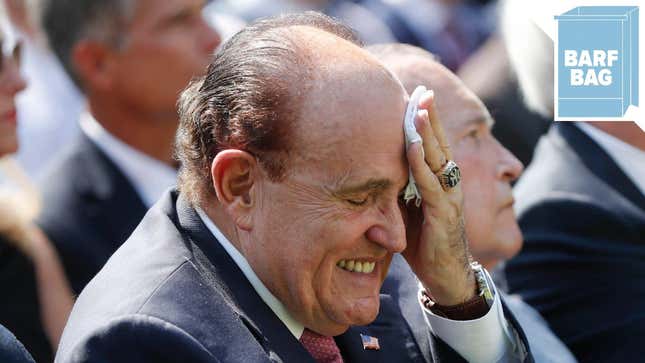 Rudy Giuliani Reportedly Spits Everywhere While He Talks and Doesn't Mind Being Routinely Humiliated by the President