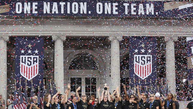 U.S. Soccer Federation Says Men and Women Who Play Soccer Aren't Doing the Same Job