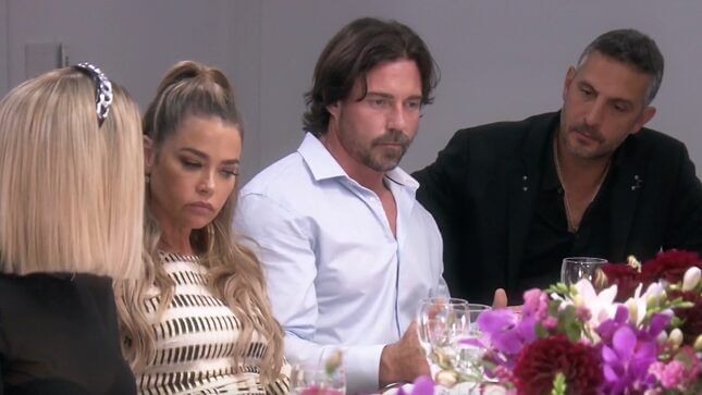 Denise Richards Stands By Husband's Bizarre RHOBH Dinner Party Comments