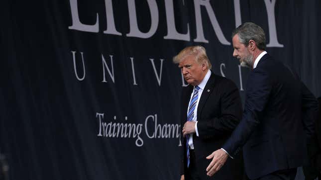 Jerry Falwell, Jr.'s Liberty University May Be Experiencing a Covid-19 Outbreak