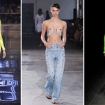 Milan Fashion Week 2022: Bodysuits, Thigh-High Boots, and Titty Twisters