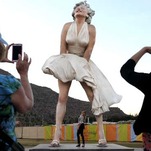 A 26-Foot-Tall Marilyn Monroe Statue Is Getting the MeToo Treatment, and Perhaps Some Points Have Been Made