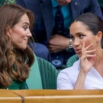 Tabloids Had Very Different Takes on Kate's vs. Meghan's Absence from Queen's Deathbed