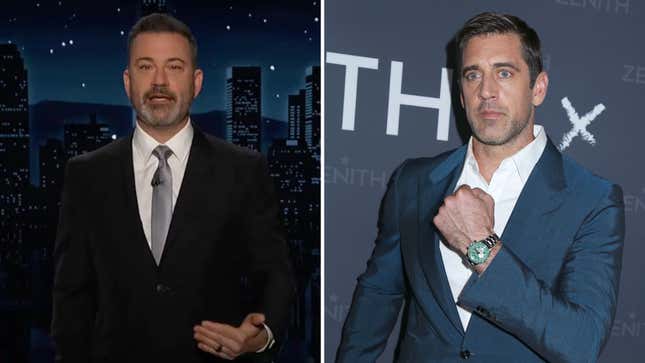 Aaron Rodgers and Jimmy Kimmel Go for Round 2