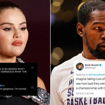 Selena Gomez Seems to Have Attended the Kevin Durant School of Fighting Your Own Fans Online