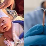 Woman Appears to Give Birth to Baby That's Holding Her IUD