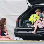 William and Harry and Their Families Went to a Polo Match and Conspicuously Got Along