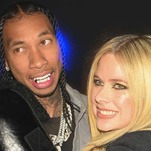 Avril and Tyga at a Fashion Party, K-I-S-S-I-N-G