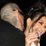 Kourtney Kardashian's 3rd Wedding Look Was an Homage to Travis Barker's Head Tattoo