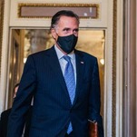 Looks Like Mitt Romney Had a Close Call at the Capitol