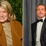Horny Queen Martha Stewart 'Melts' for Brad Pitt