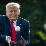 Seems Like the President Forgot to Ask the Yankees If He Could Throw Their Ball Around