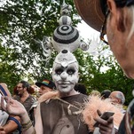 New York City's Drag March Brought the Glamour, Glitter, Feathers, and Leather