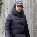 Just Some Nice Photos of The Crown's Olivia Colman in a Giant-Ass Coat