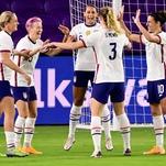 Watch Team USA Celebrate Their Goals With Some Awkward, Socially Distanced High-Fives