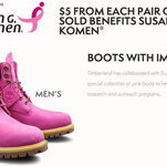 These Bright Pink Timbs Will Blind You With Breast Cancer Awareness