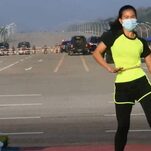 A Fitness Instructor Accidentally Caught Myanmar's Coup While Filming Her Dance Routine