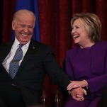 Hillary Clinton Thinks Joe Biden's Creepy Touching Isn't a Big Deal