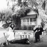 Two Icons Chat Sit in Adirondack Chairs and Talk About About Voting