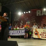 Lady Gaga Says She Would 'Take a Bullet' for the LGBTQ+ Community at Stonewall Rally
