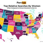 A Very Serious Pornographic Investigation Into Pornhub's Search Term Map