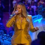 Beyoncé Opens a Day of Mourning at the Staples Center