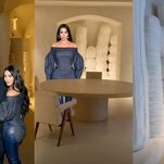 Kim Kardashian Decorates Home With Large, White Christmas Dildos